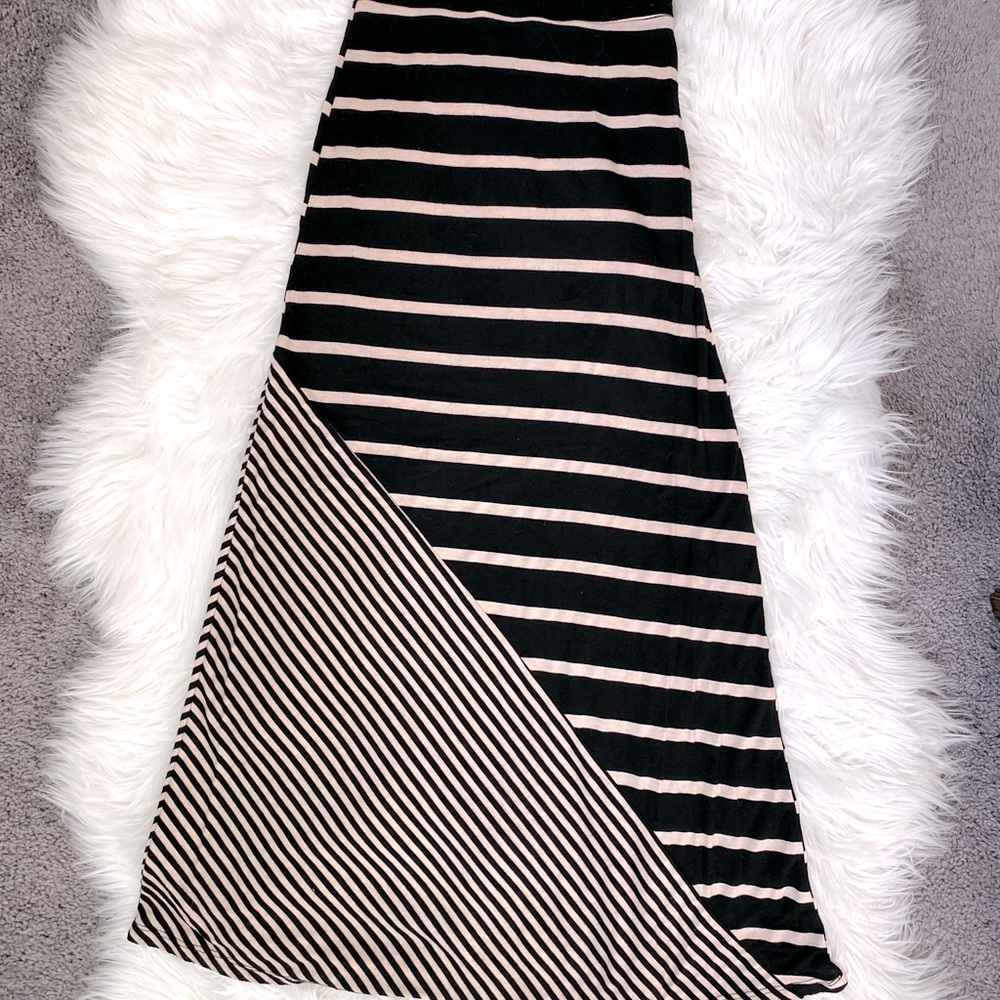 Striped Maxi Skirt